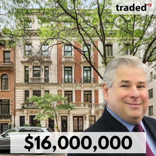 Frederick Rudd Sells Upper East Side SFR To Unnamed Buyer For $16M