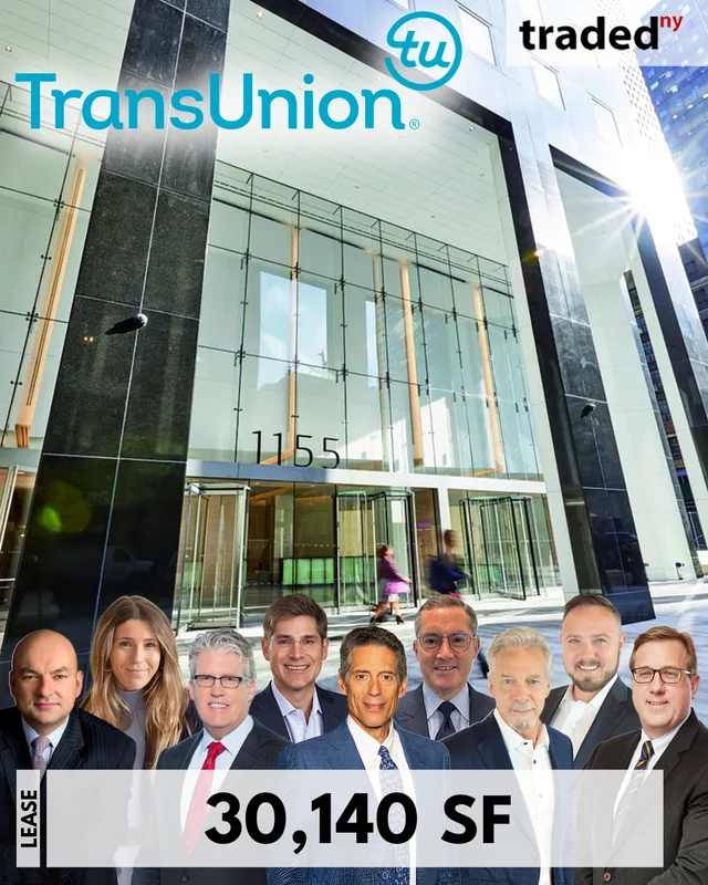 TransUnion Leases 30,140 Square Feet At 1155 6th Avenue Manhattan From Durst Organization