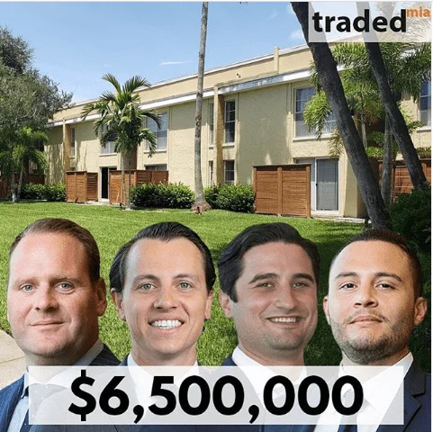 Michael Regan, Francesco Carriera, Cameron Barbas & Matthew Valeri Of CBRE Facilitate $6.5M Multifamily Sale On Davis Islands, Tampa