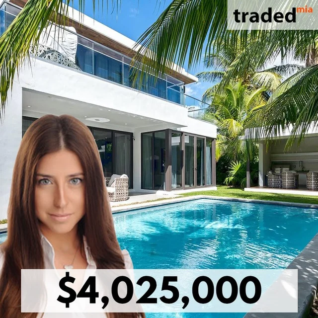 Ana Flavia Franco Sells Miami Beach SFR For $4.025M Via Mushka Jacobson - Douglas Elliman