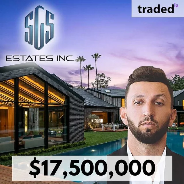 Stephen G. Sweeney's SGS Estates Inc. Acquires SFR In Hidden Hills For $17.5M