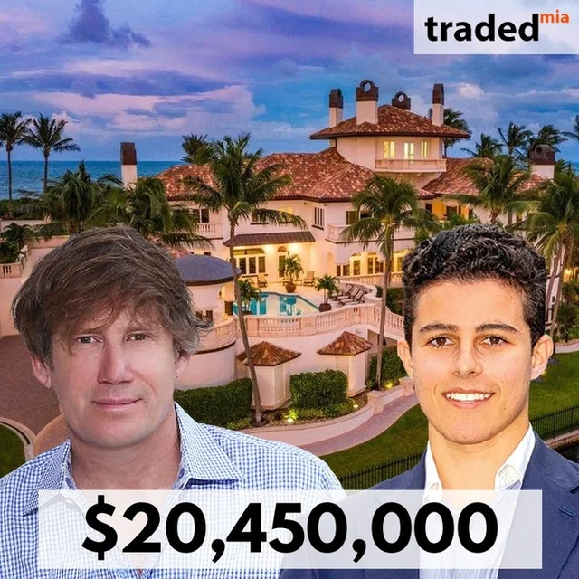 CTRE13 LLC Sells Manalapan SFR On South Ocean Blvd For $20.45M With Buyer's Rep Lawrence Moens & Seller's Rep Steven R. Presson & Dovi Ettedgui