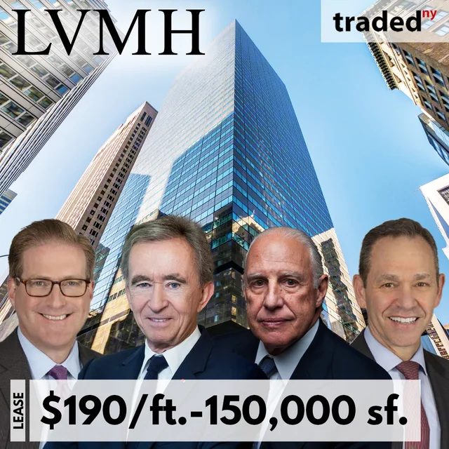 Bernard Arnault Of Louis Vuitton-Moët-Hennessy Leases Retail Space From Edward J. Minskoff Equities At 590 Madison Avenue