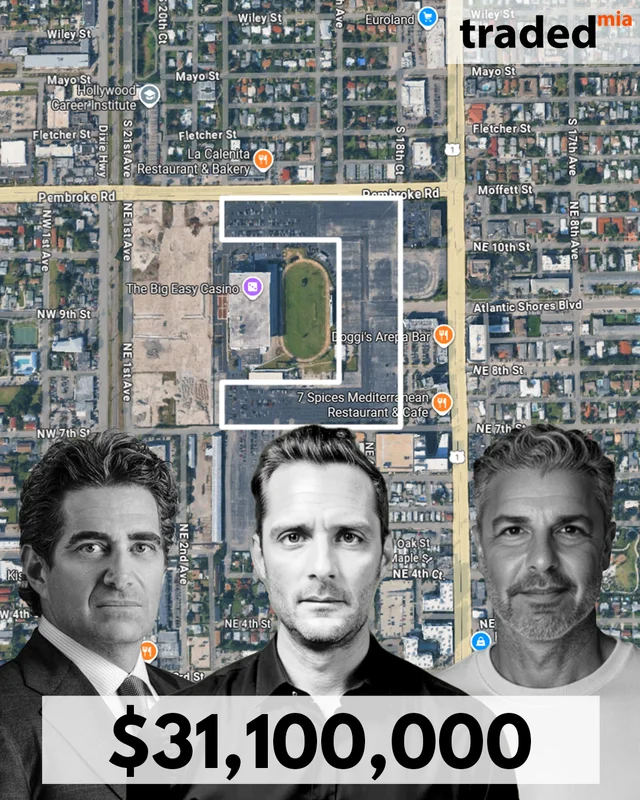 Alejandro Chaberman And Joseph Melul Of Kadima Developers Acquire Hallandale Beach Parking Lot For $31.1M
