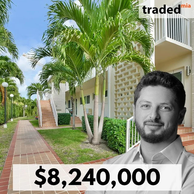 Moshe Goldshtein Acquires Bay Harbor Islands Multifamily For $8.24M