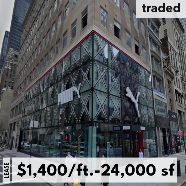 Puma Leases 24000 Square Feet At 609 5th Ave New York From SL Green Realty Corp