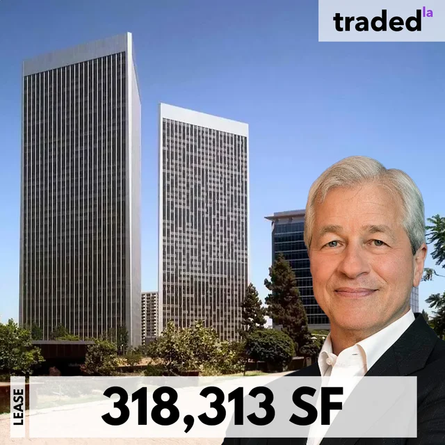 Jamie Dimon Of JP Morgan Chase Renews Office Leases At Century Plaza Towers And 3 Park Plaza