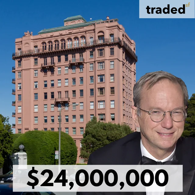 Eric Schmidt Of Google Purchases Condo In San Francisco From Chris R. Redlich Jr For $24M