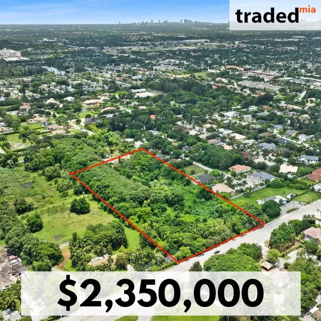 Steven Fischer Purchases Development Site At 5500 Davie Road From Sacha Touret For $2.35M