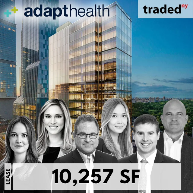 AdaptHealth Signs Five-Year Lease For Office Space At 125 West 57th Street In Manhattan