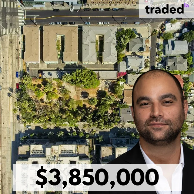Dario Svidler Of Partners CRE Represents Sale Of Development Site In Los Angeles For $3.85M