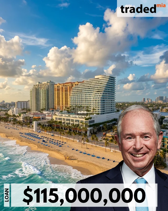 Stephen A. Schwarzman Of Blackstone Secures $115 Million Refinancing For W Fort Lauderdale Hotel