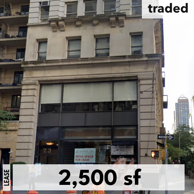 Warby Parker Leases 2500 SF MultiFamily Space At 73 5th Ave, New York