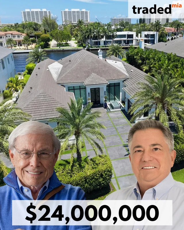 John And Kathleen Slavik Purchase Boca Raton Waterfront Home For $24 Million From Robert G. Sheetz