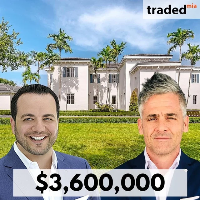 Levi Meyer Acquires Pinecrest SFR For $3.6M With Seller's Rep Matias Derito
