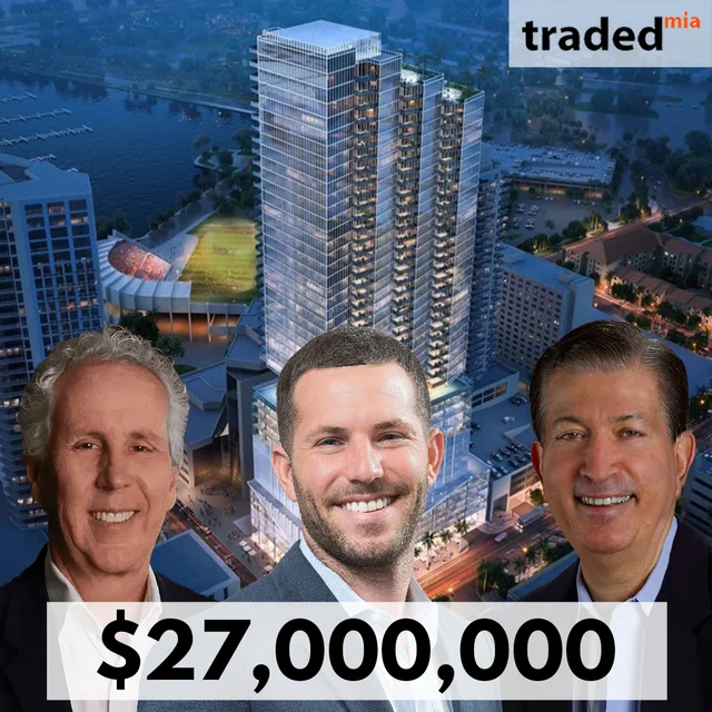 Kevin Maloney And Ryan Shear Of PMG And Larry Feldman Of Feldman Equities Sell Condo In St. Petersburg For $27M