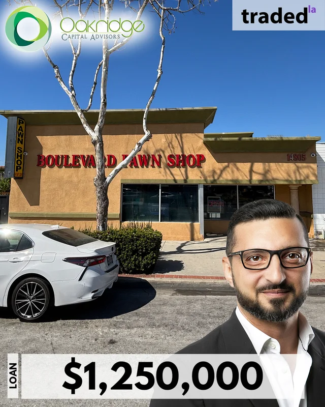 Sarkis Daldumyan Of Oakridge Capital Advisors, Inc Provides $1.25M Loan For Mixed-use Acquisition In Lawndale