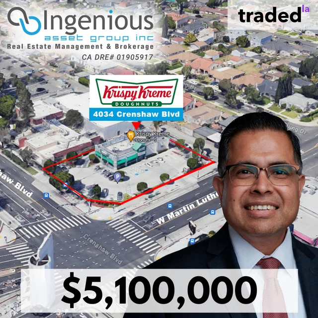 Vinny Jain Of Ingenious Asset Group Represents Seller In Sale Of Retail Property For $5.1M
