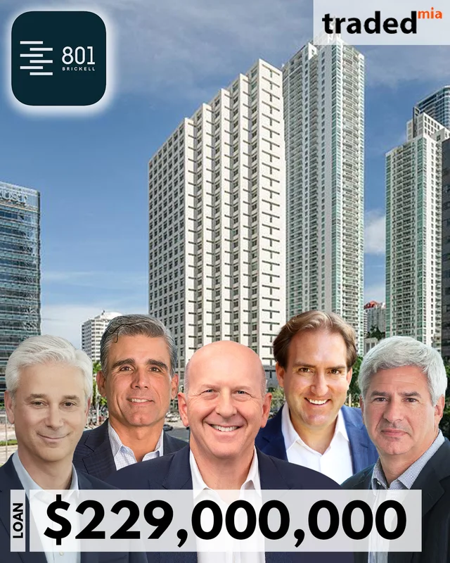 Monarch Alternative Capital And Tourmaline Capital Partners Refinance 801 Brickell Avenue For $299M