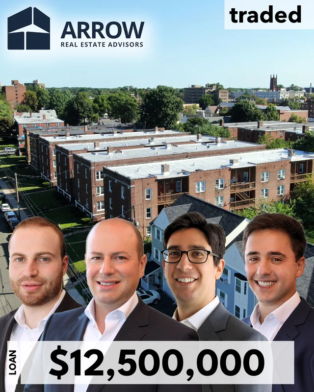 Morris Betesh, Israel Mermelstein, Morris Dabbah & Louis Halperin Of Arrow Real Estate Advisors Secures $12.5M Refinance Loan For Multifamily Asset In Hartford CT