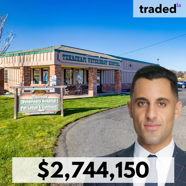 Frank Komin Purchases Tehachapi Veterinary Hospital From Steve Anderson For $2.74M