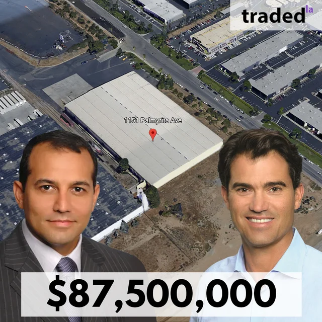 Dedeaux Properties Acquires Industrial Property In Riverside, CA For $87.5M