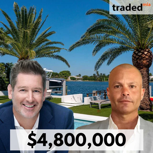 Ken Price & Scott Coff Sell Miami Beach SFR For $4.8M With Ryan Mendell And Morgan Blittner