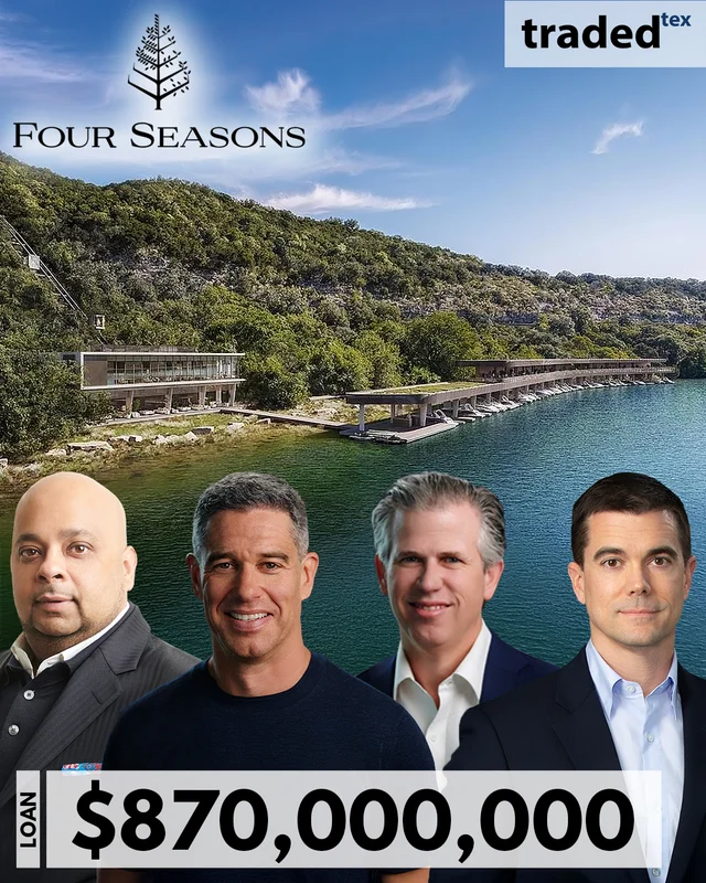 Lincoln Property Company And Austin Capital Partners Secure $870 Million Loan For Four Seasons Private Residences Lake Austin