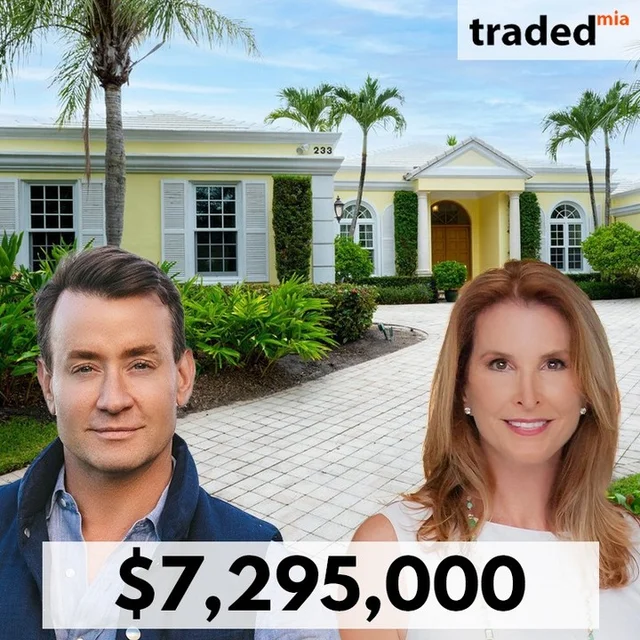 Douglas Elliman Acquires Palm Beach SFR For $7.3M With Buyer's Rep Chris Leavitt & Ashley McIntosh