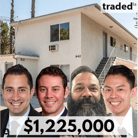 Filip Niculete, Glen Scher, Ed Chao & Todd Mcintosh @LAAATeam Facilitate $1.2M Multifamily Sale On Summit Ave, Pasadena