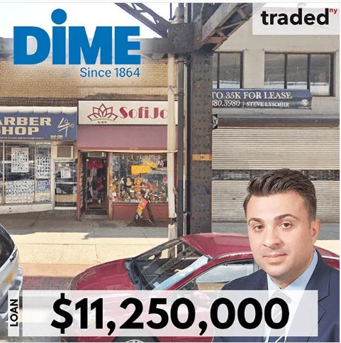 Dime Community Bank Funds $11.25M Loan For Mixed-Use Property On Roosevelt Avenue