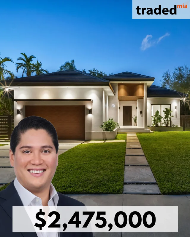 Luis Rodriguez Purchases Single Family Home From Miguel Antoni For $2.475M In Miami Shores