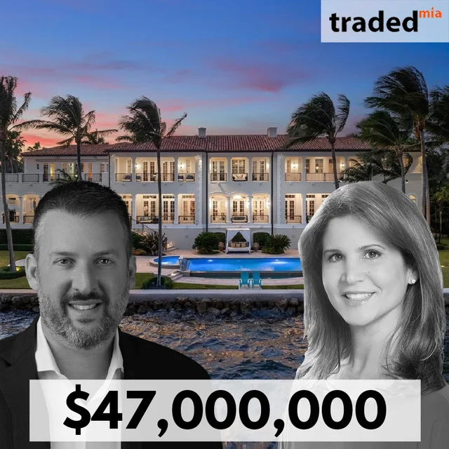 Rafael Perez Sells Waterfront Mansion In Coral Gables For $47 Million With Brokers Dennis Carvajal & Maria Marin-Sanchez