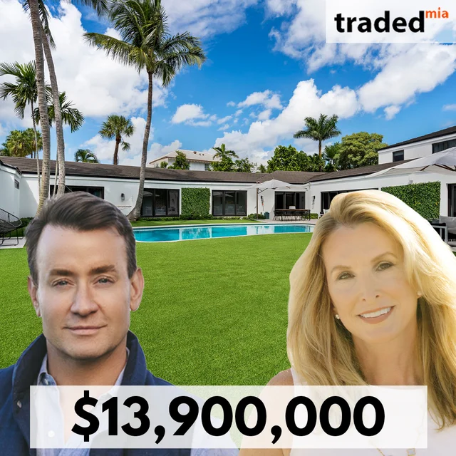 Christopher Leavitt & Ashley McIntosh Of Douglas Elliman Close $13.9M Sale In Palm Beach