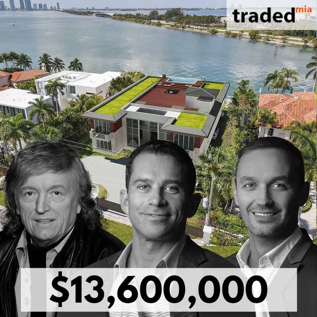 Frank Farian Sells Miami Beach Waterfront Lot For $13.6M With Buyer's Rep Curkoski & Seller's Rep Barbosa