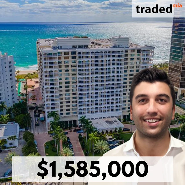 Yishai Sinai - Biscayne Advisors Sells Bal Harbour Condo For $1.6M
