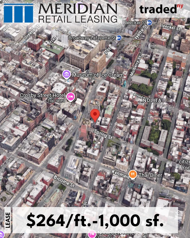 Suka Sushi Leases Retail Space At 55 Spring Street In Manhattan For $264 Per Foot