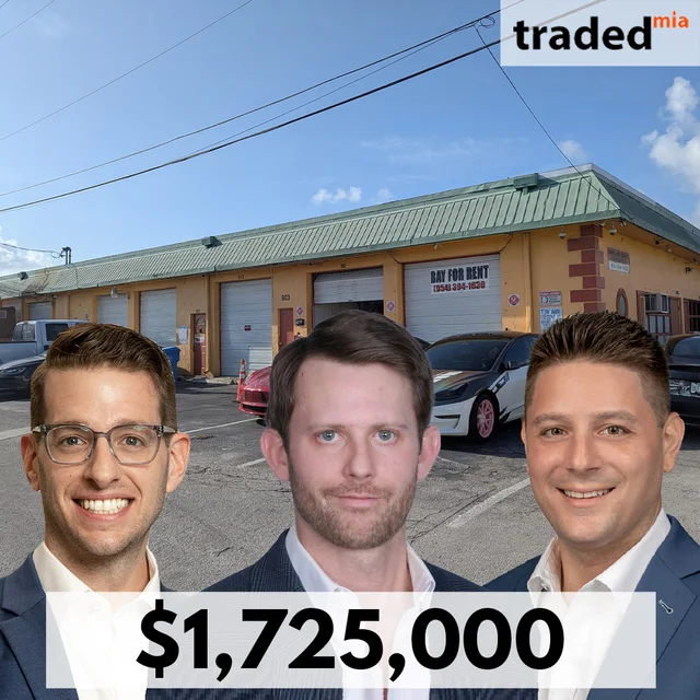 David Dvash Acquires Industrial Property In Oakland Park From Francesco Mutti For $1.725M