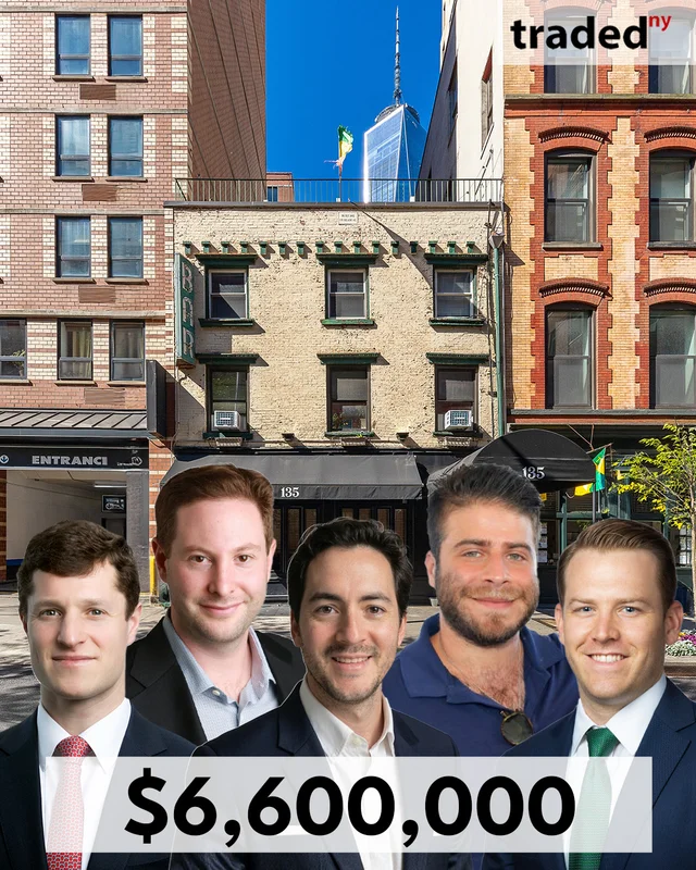 David Shorenstein And Jason Breitstone Of Hildreth Sell Mixed-Use Property In Tribeca For $6.6M