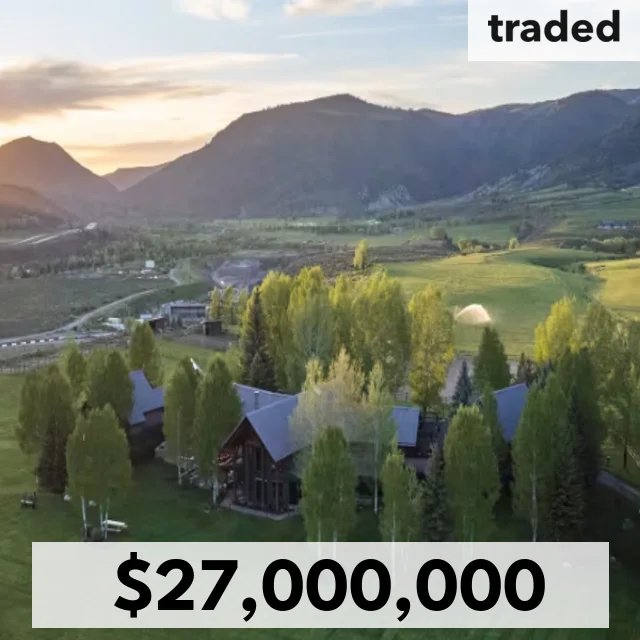 Moonshot Ranch Sold For $27M In Aspen Colorado Represented By Steven Shane & Doug Leibinger