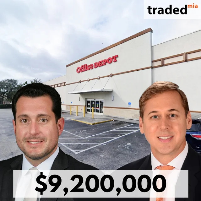 Jorge Ruiz & Scott Sandelin Facilitate $9.2M Sale Of Retail Property In Miami Springs