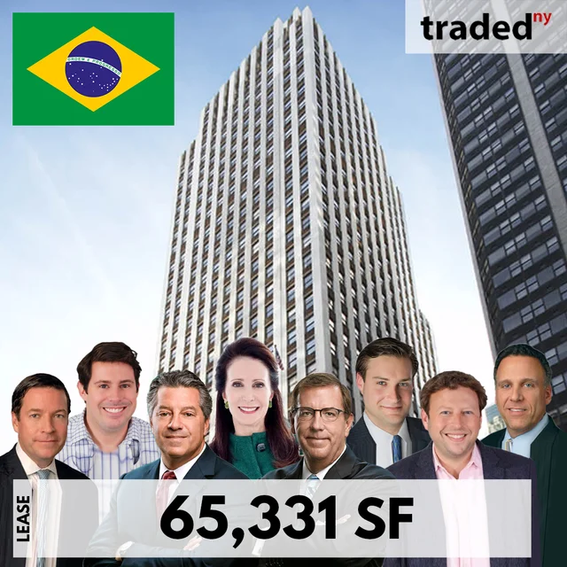 Federative Republic Of Brazil Leases 65,331 Square Feet Office From SL Green Realty In Midtown Manhattan