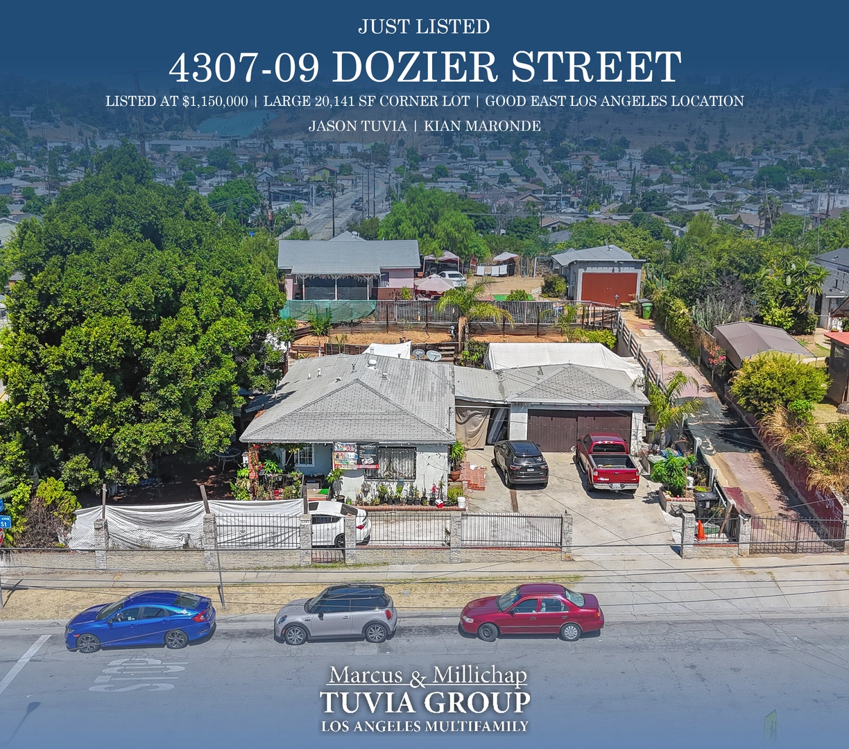 Development Site at 4307 Dozier Street in East Los Angeles