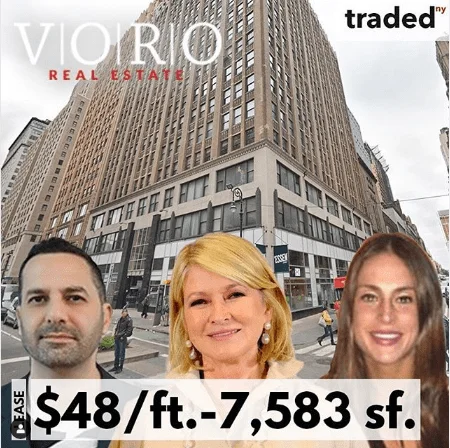 @MarthaStewart Leases Office In Midtown Manhattan From Kaufman Organization With Brokers Sami Akleh & Christina Combias
