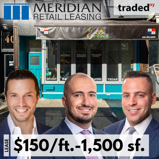 Centennial Properties Leases Retail Space At 40 Avenue B In New York With Brokers Ben Biberaj, Elliot Wygoda, And Clayton Traynham