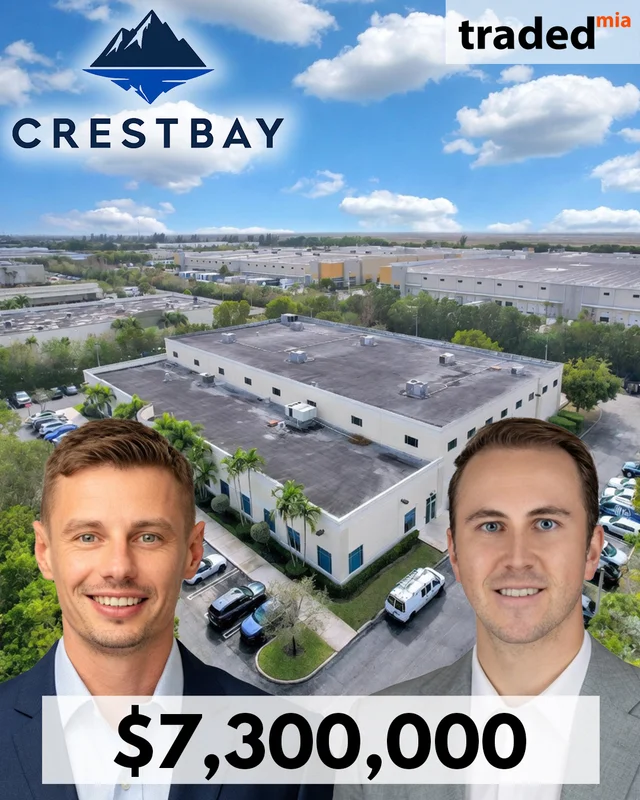 Vadim Greenberg & Jacob Rosen Of CrestBay Acquire Industrial Asset In Coral Springs For $7.3M