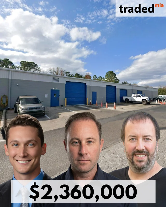 Avi Stern, Steve Sarrell And Miles Galvin Acquire Industrial Portfolio In Gainesville For $2.36M