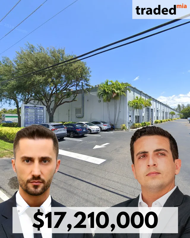 Yannai Gordon & James Mendel Of Faropoint Ventures Acquire Industrial Asset In Delray Beach For $17.21M