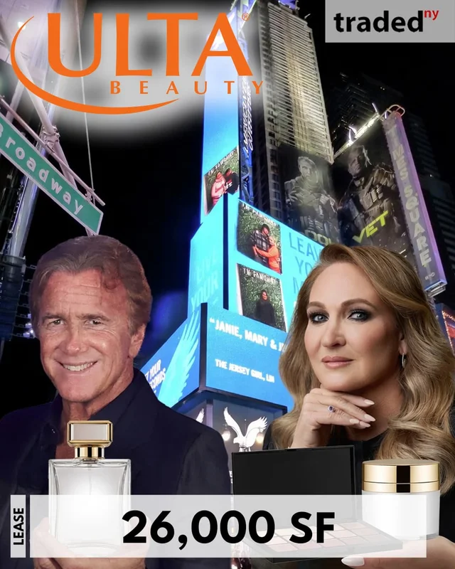 Kecia Steelman Of Ulta Beauty Leases 26,000 Square Feet At 1551 Broadway Times Square