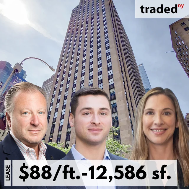Ulysses Management Leases Office Space From Blythe Kinsler And Samuel Brodsky At 1 Rockefeller Plaza